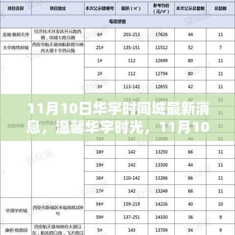 11月10日华宇时间城最新动态,温馨日常与深厚友情的奇妙交织