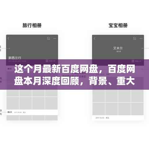 百度网盘本月深度回顾,背景、重大事件与领域地位重塑
