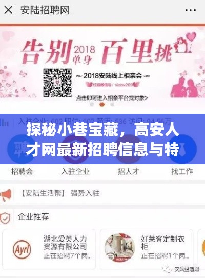 探秘小巷宝藏,高安人才网最新招聘信息与特色小店之旅(高安人才网招聘资讯速递)