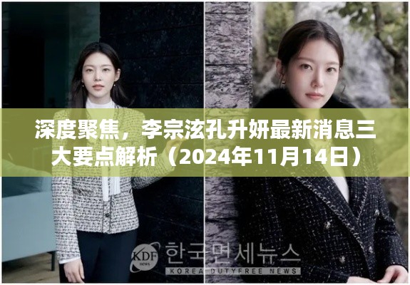 深度聚焦,李宗泫孔升妍最新消息三大要点解析(2024年11月14日)