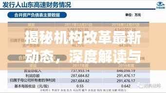 揭秘机构改革最新动态,深度解读与案例分析(截至11月14日)