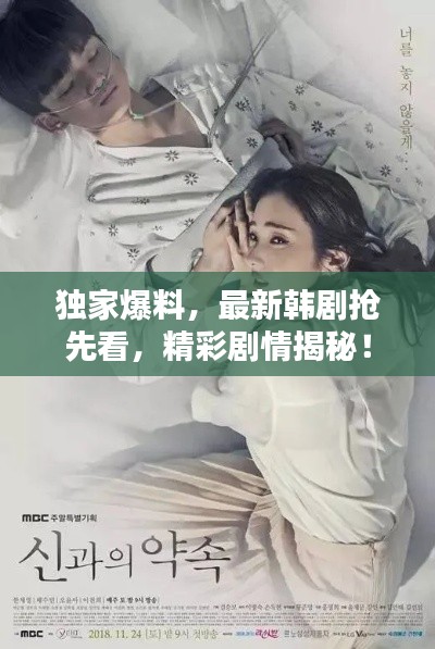 独家爆料,最新韩剧抢先看,精彩剧情揭秘!
