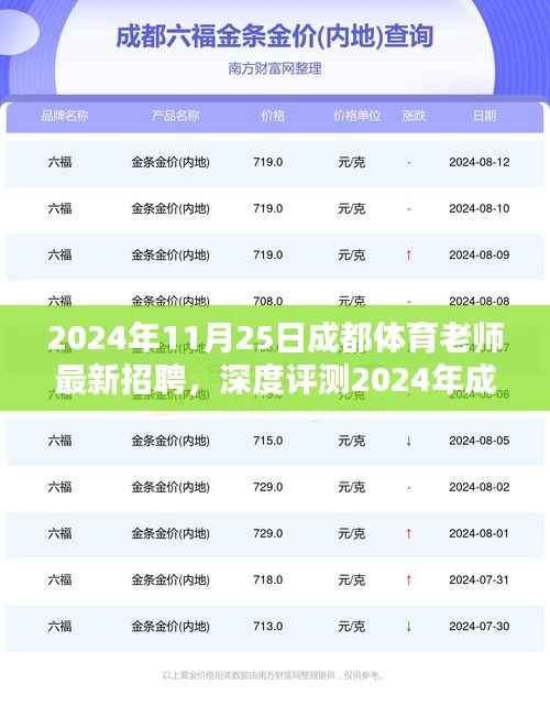 2024年成都体育教师招聘深度解析,特性、体验、竞品对比及用户群体分析