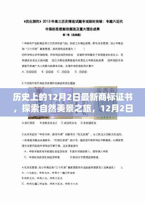探索自然美景之旅,透过商标证书唤醒心灵觉醒的旅程——历史上的十二月二日纪念