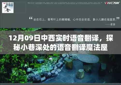 探秘语音翻译魔法屋,12月09日中西实时语音翻译之旅