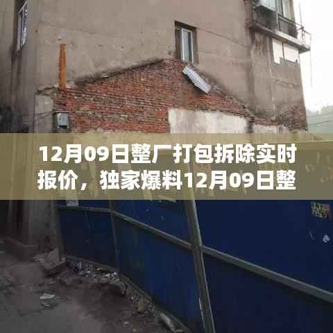 独家揭秘,最新整厂打包拆除实时报价,洞悉行业动态!