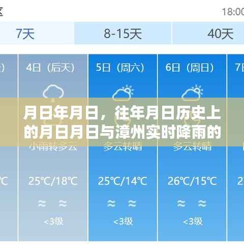 漳州降雨历史与实时降雨对比,特定日期的月日月日对比解析