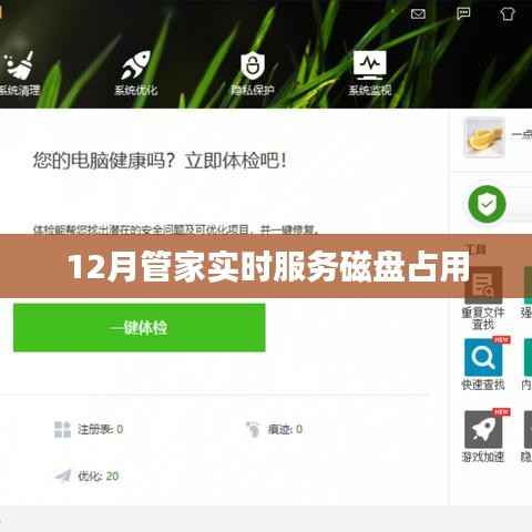 12月管家实时服务磁盘高效管理策略