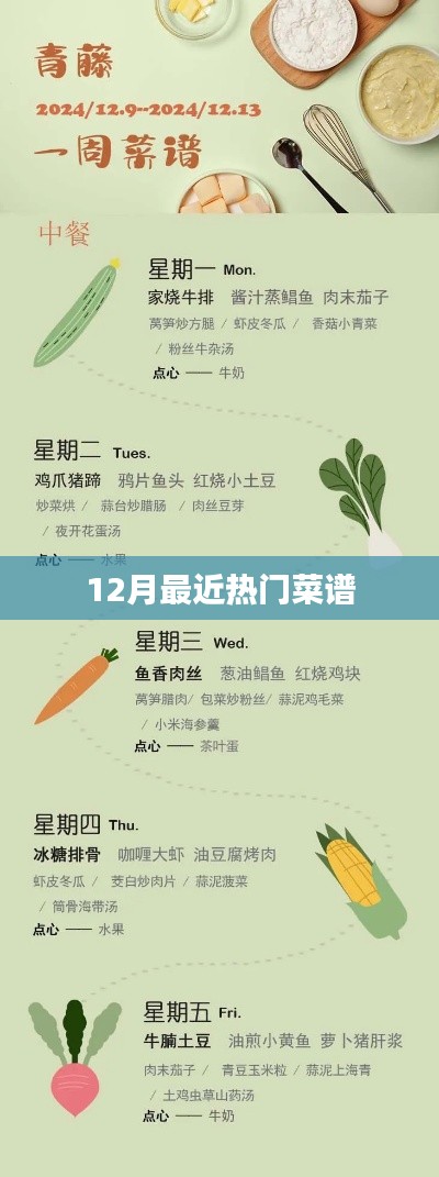 12月热门菜谱大赏