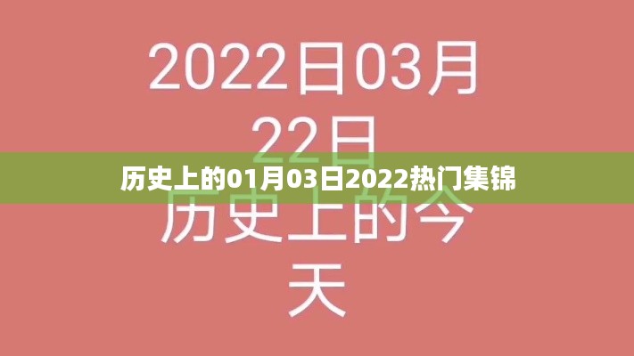 2022年1月3日历史热门事件集锦