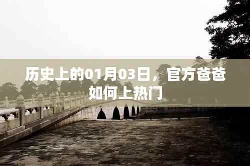 官方爸爸如何上热门,揭秘历史一月三日热点背后的故事