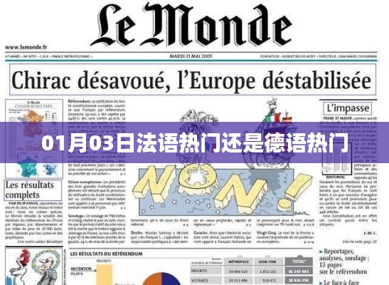 法语与德语热门对比,哪门语言更受欢迎?