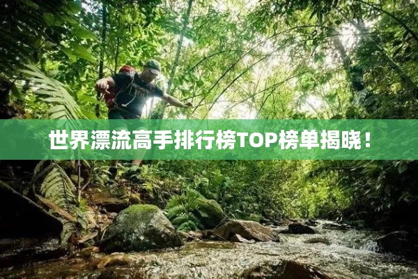 世界漂流高手排行榜TOP榜单揭晓!