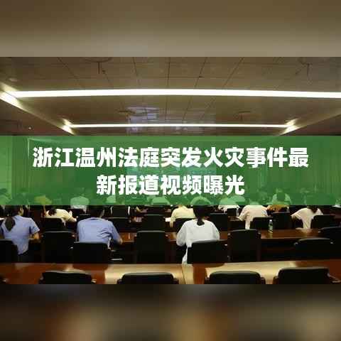 浙江温州法庭突发火灾事件最新报道视频曝光