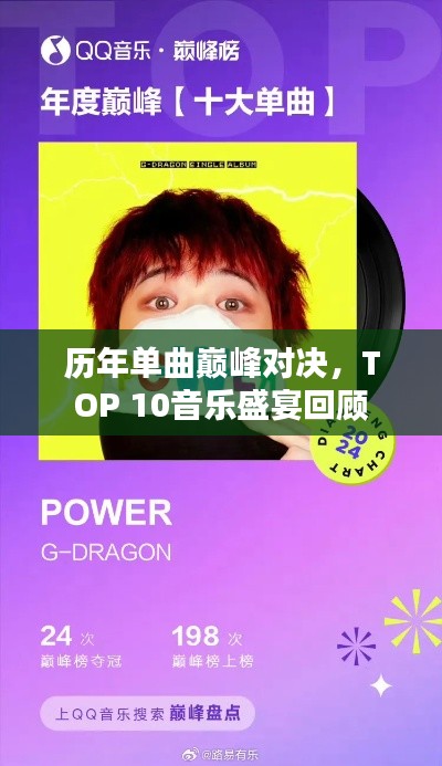 历年单曲巅峰对决,TOP 10音乐盛宴回顾