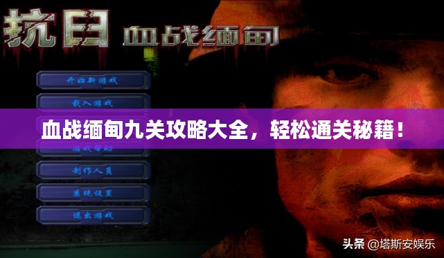 血战缅甸九关攻略大全,轻松通关秘籍!