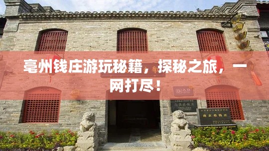 亳州钱庄游玩秘籍,探秘之旅,一网打尽!