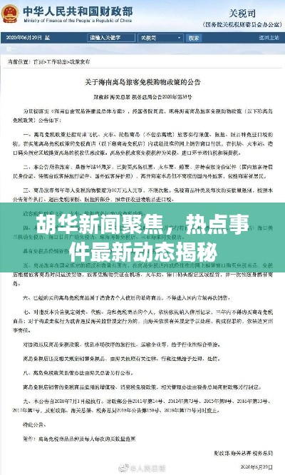 胡华新闻聚焦，热点事件最新动态揭秘