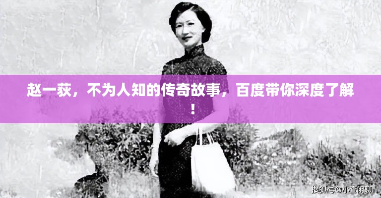 赵一荻,不为人知的传奇故事,百度带你深度了解!